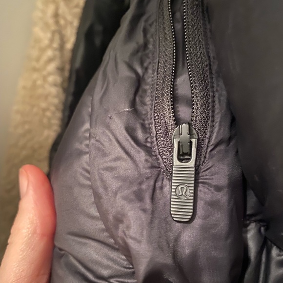 🍋 Lululemon Coat - Cloudscape Wrap, Long Down Coat, Black Size 6 - Picture 5 of 6